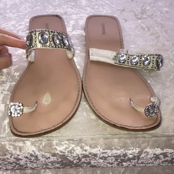 Express jeweled sandals - Picture 1 of 6